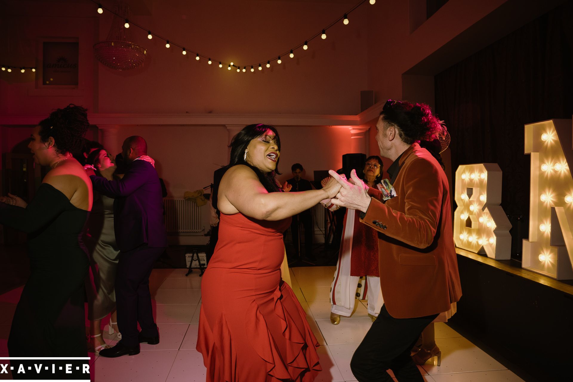 guests dancing at wortley hall hotel