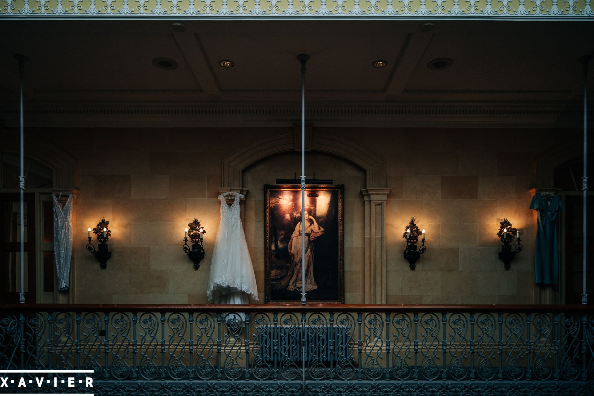 Yorkshire documentary wedding photographer oulton hall dress