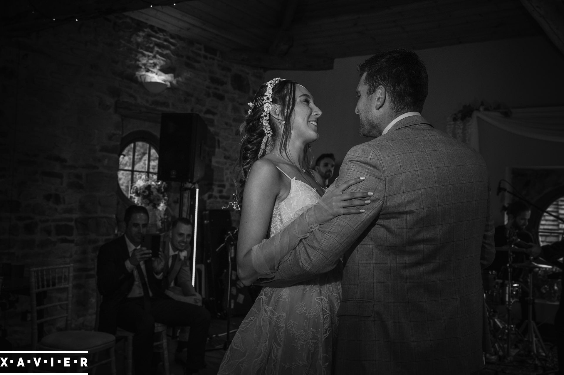 bride and grooms first dance