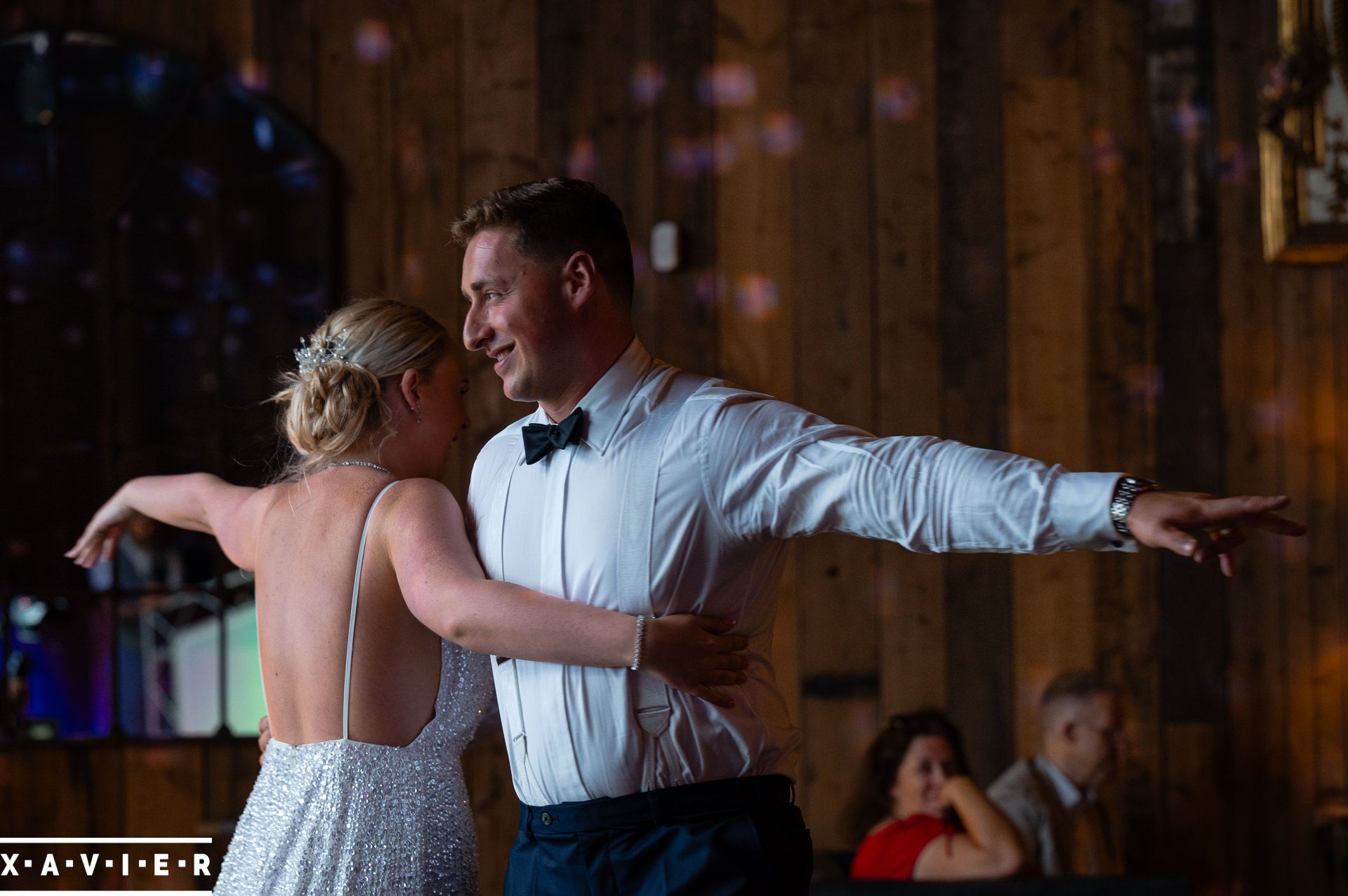 bride and groom first dance routine